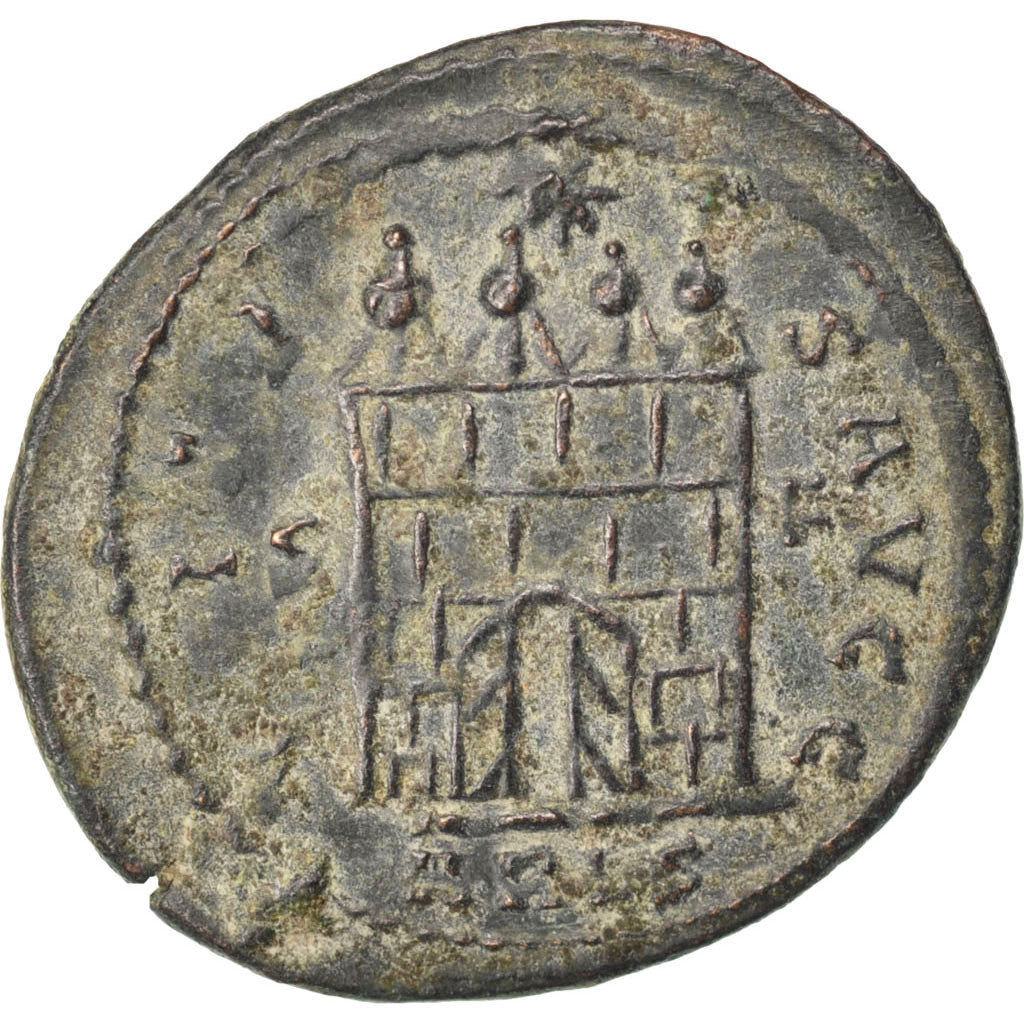 Constantine I, Nummus, Siscia, AU(50-53), Copper, Cohen #665, 3.20
