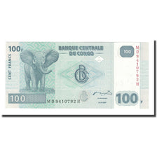 Banknote, Congo Democratic Republic, 100 Francs, 2007, 2007-07-31, UNC(65-70)