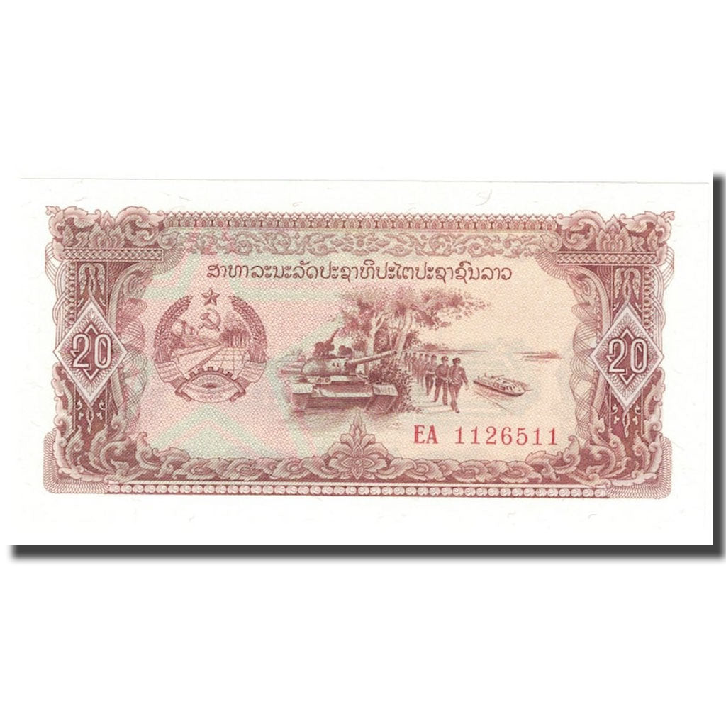 Billete, 20 Kip, 1979, Lao, KM:28r, UNC