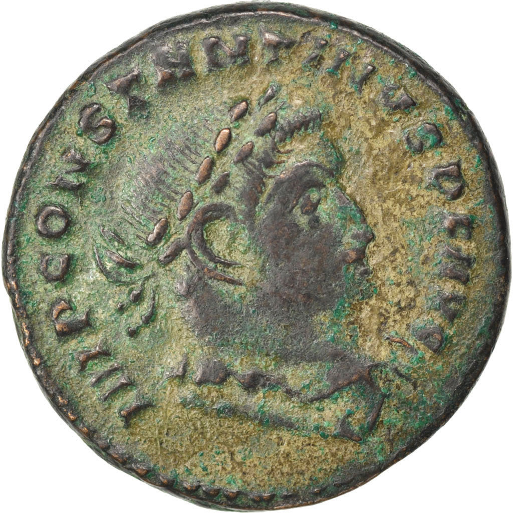 Coin, Constantine I, Nummus, Lyons, EF(40-45), Copper, Cohen:536