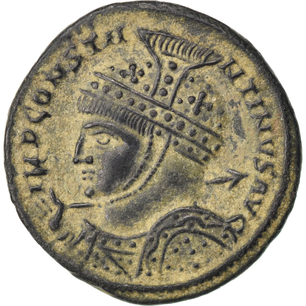 Constantine I, Nummus, Siscia, AU(55-58), Copper, Cohen #637, 3.10