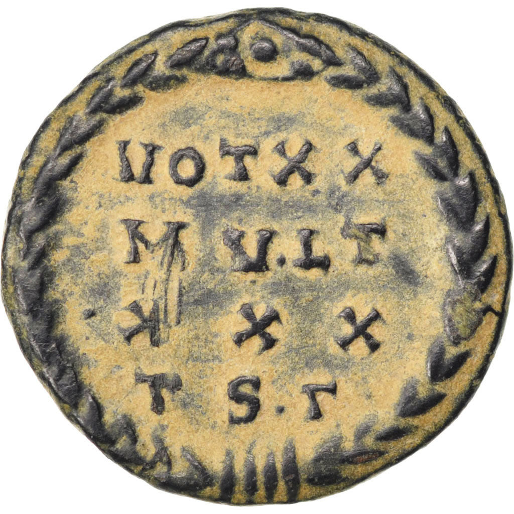 Constantine I, Nummus, Thessalonica, AU(55-58), Copper, 3.00