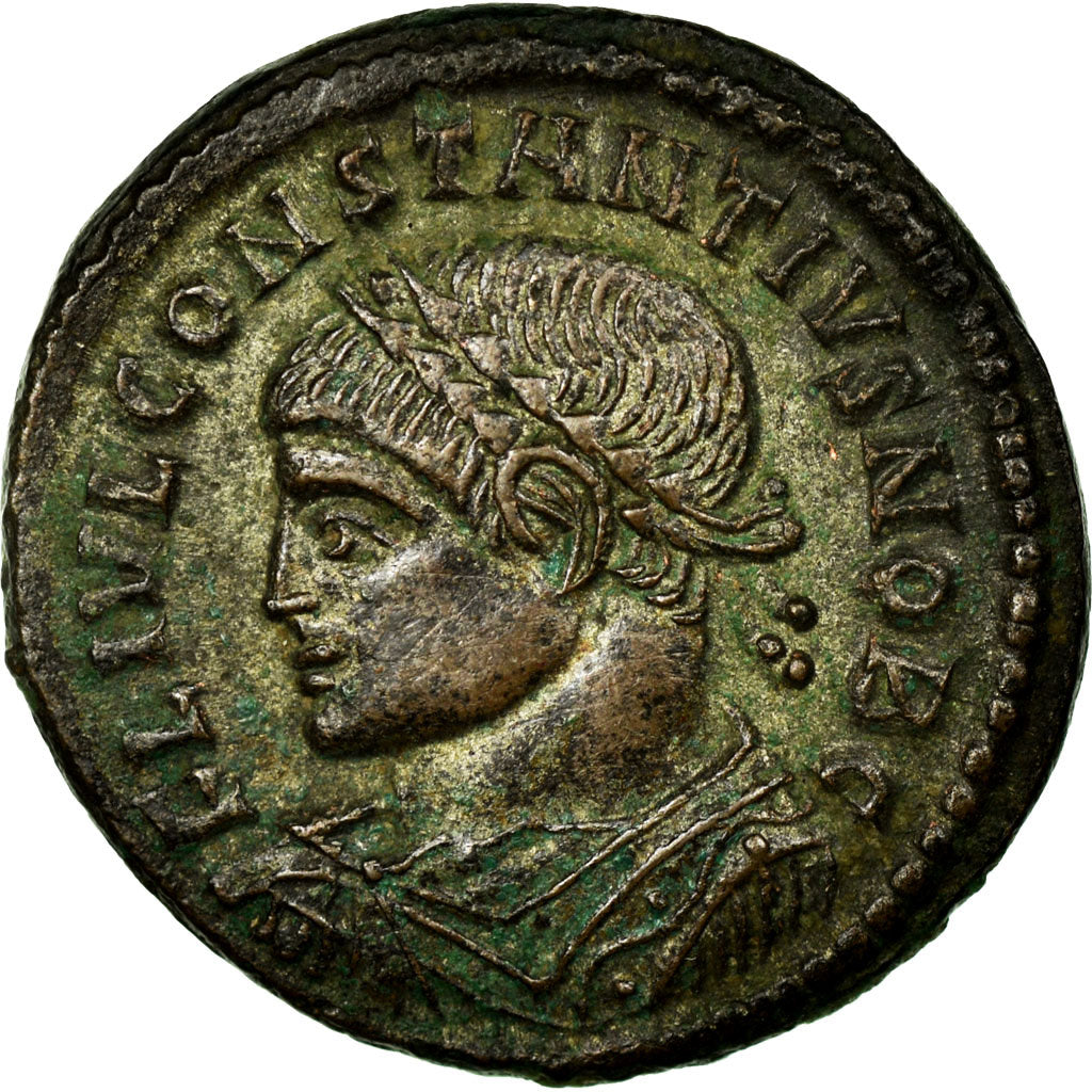 Moneta, Constantius II, Nummus, Arles, AU(55-58), Miedź, Cohen:314