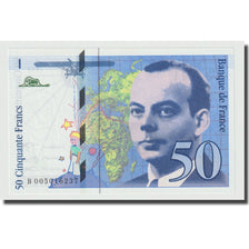 Francja, 50 Francs, St Exupéry, 1993, UNC(65-70), Fayette:F72.02, KM:157b