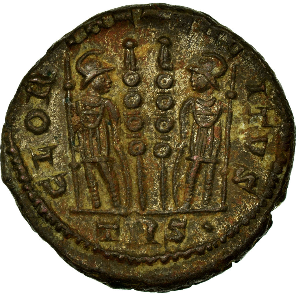 Coin, Constantine II, Nummus, Trier, AU(55-58), Copper, Cohen:122