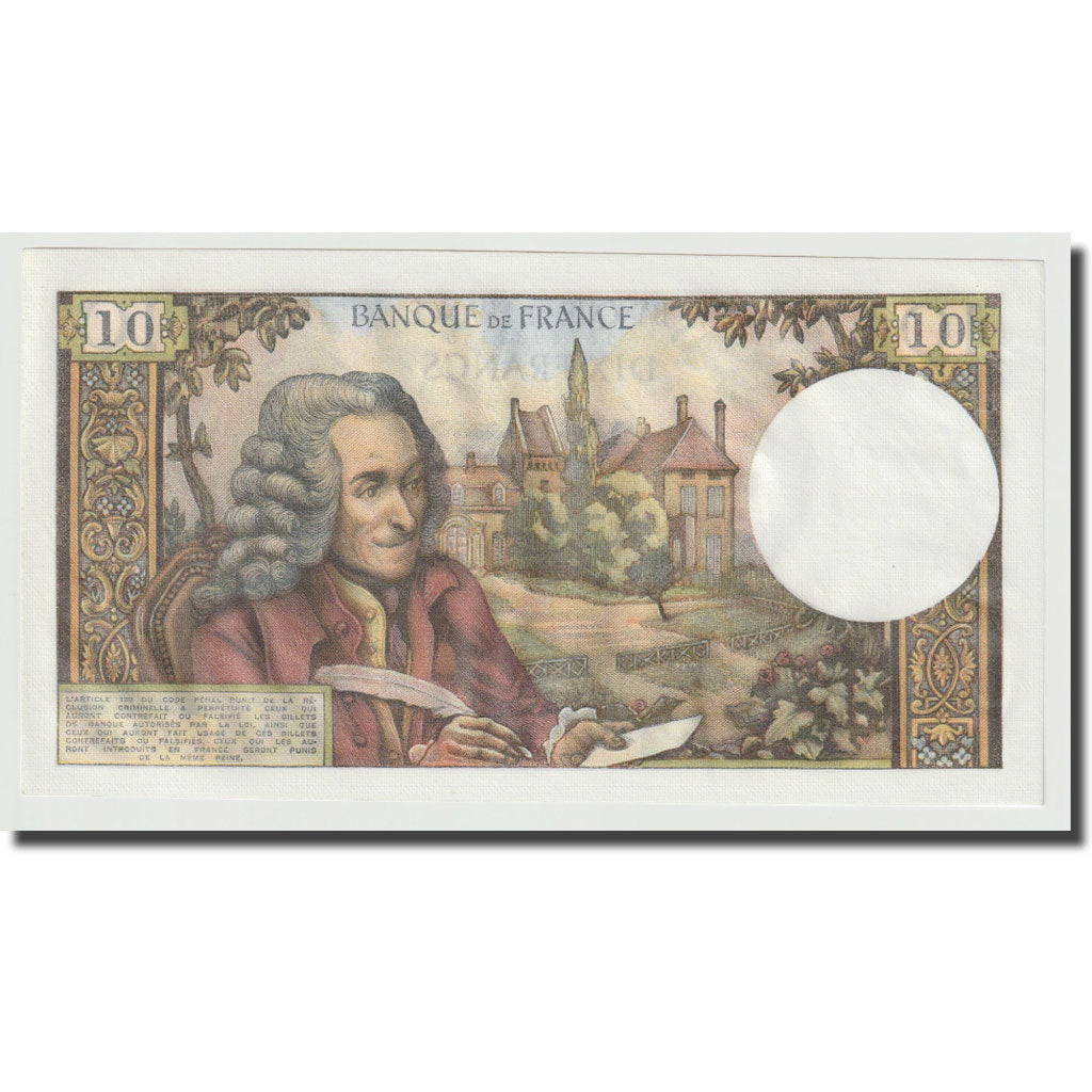 France, 10 Francs, Voltaire, 1971, 1971-02-04, NEUF, KM:147c