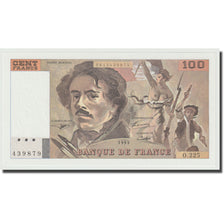France, 100 Francs, Delacroix, 1993, UNC(65-70), Fayette:69bis.7, KM:154g
