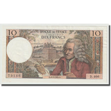 Frankreich, 10 Francs, Voltaire, 1969, 1969-06-30, UNZ-, Fayette:F62.37, KM:147c
