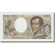 France, 200 Francs, Montesquieu, 1981, UNC(65-70), Fayette:70.01, KM:155a