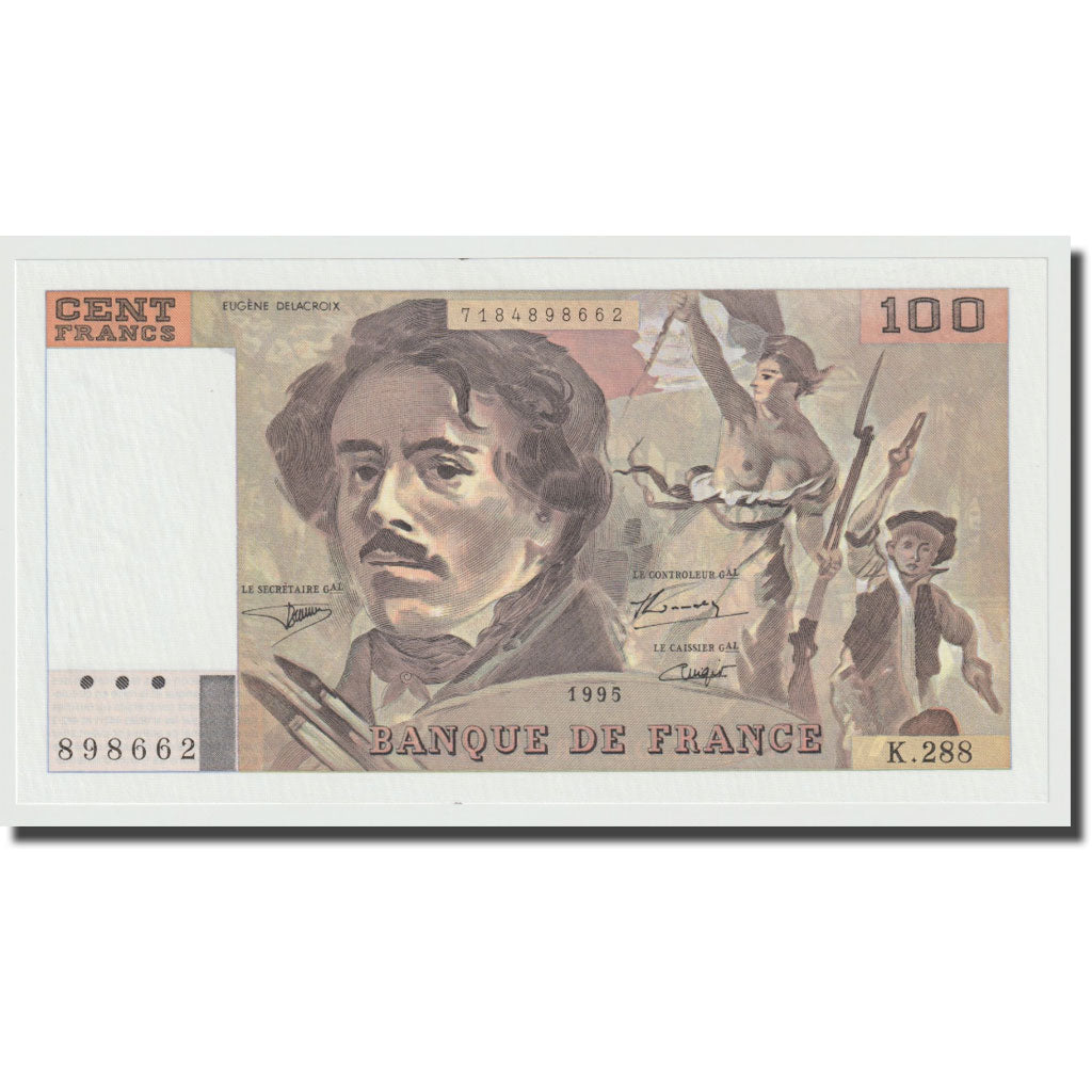 Francia, 100 Francs, 1995, UNC, Fayette:69ter.2c, KM:154h