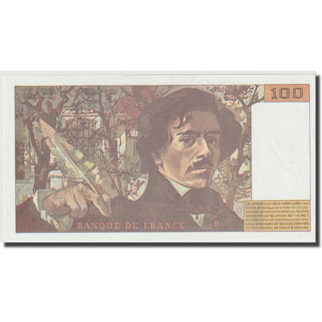 Frankreich, 100 Francs, Delacroix, 1994, UNZ, Fayette:69ter.01b, KM:154h