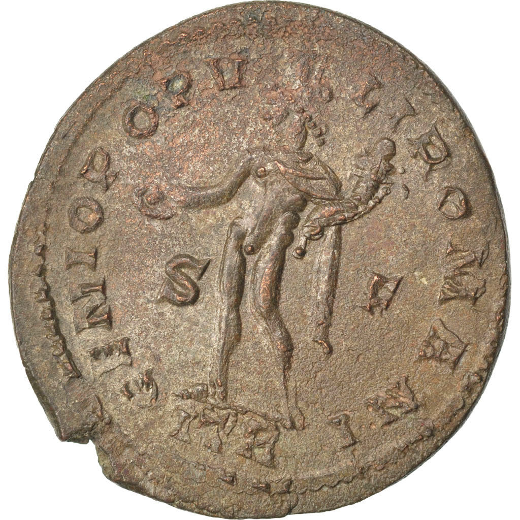 Coin, Constantius I, Follis, Trier, AU(50-53), Copper, Cohen:89