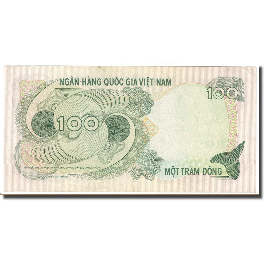 Geldschein, South Viet Nam, 100 D<ox>ng, Undated (1970), KM:31a, SS+