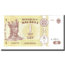Geldschein, Moldova, 1 Leu, 1994, KM:8i, UNZ