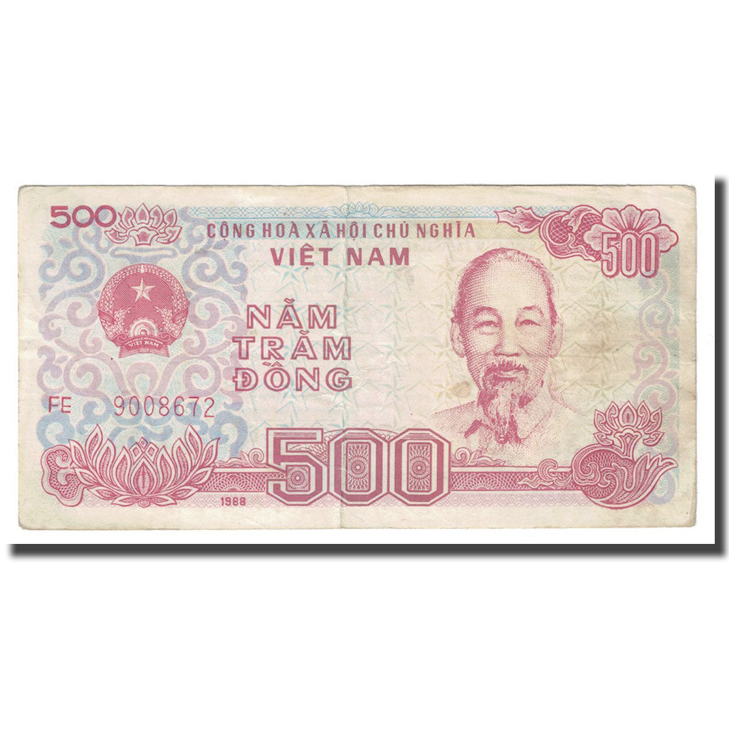 Banknote, Vietnam, 500 D<ox>ng, 1988, KM:101b, EF(40-45)