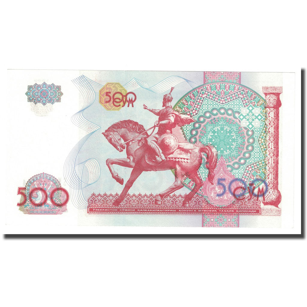 Banknot, Uzbekistan, 500 Sum, 1999, KM:81, UNC(65-70)