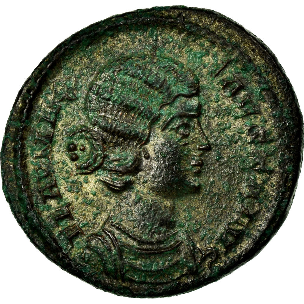 Münze, Fausta, Nummus, Trier, SS+, Kupfer, Cohen:7