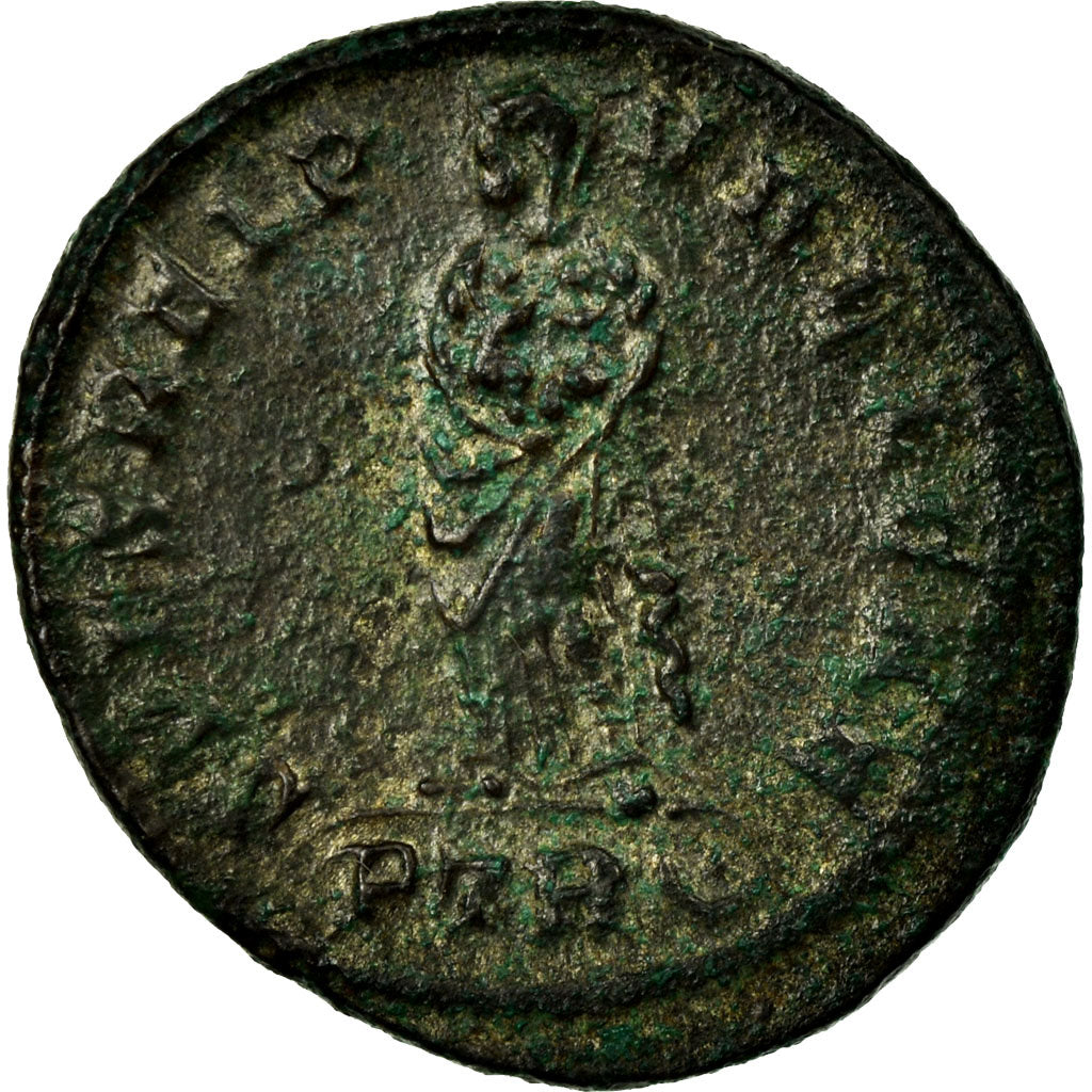 Münze, Fausta, Nummus, Trier, SS+, Kupfer, Cohen:7