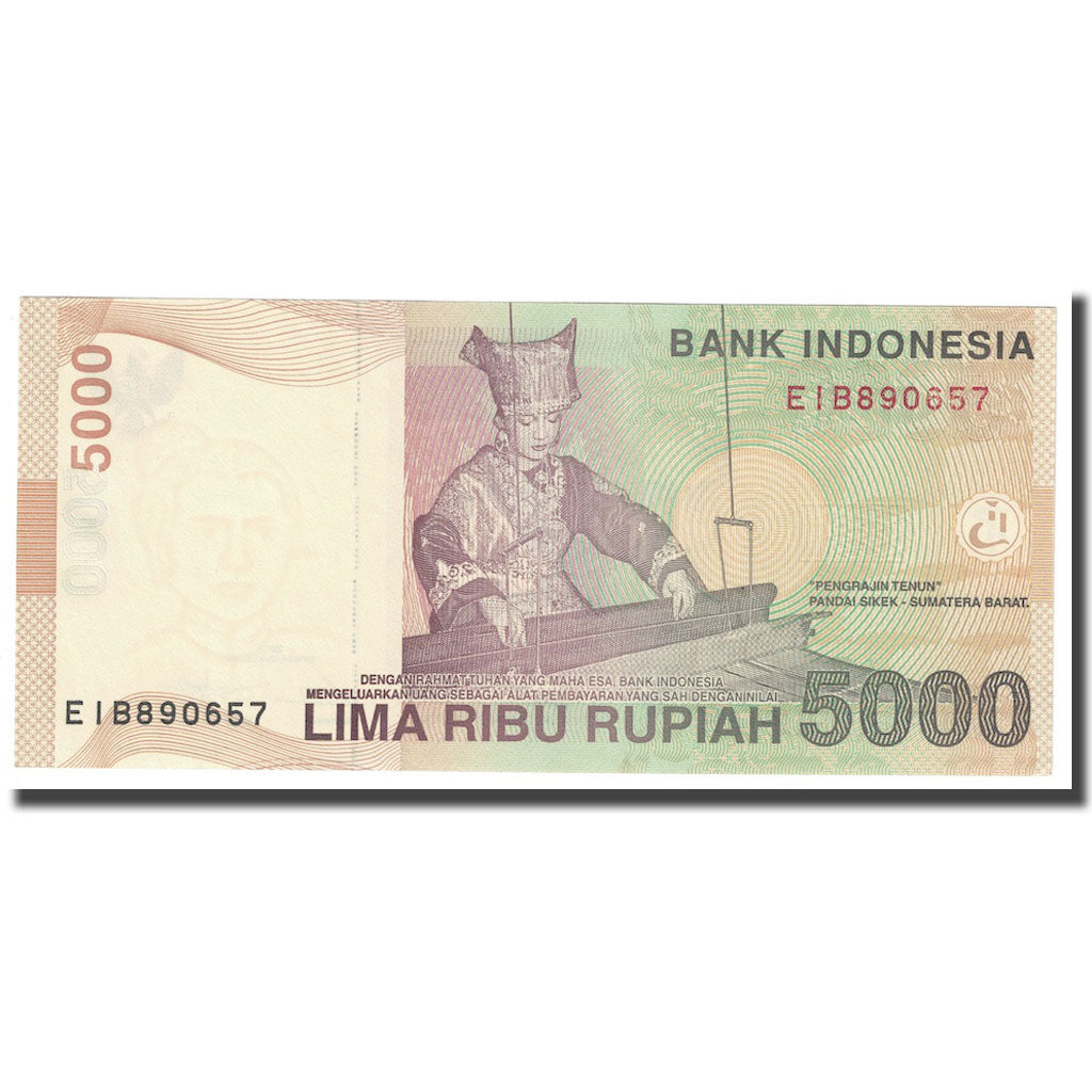 Geldschein, Indonesien, 5000 Rupiah, 2015, UNZ
