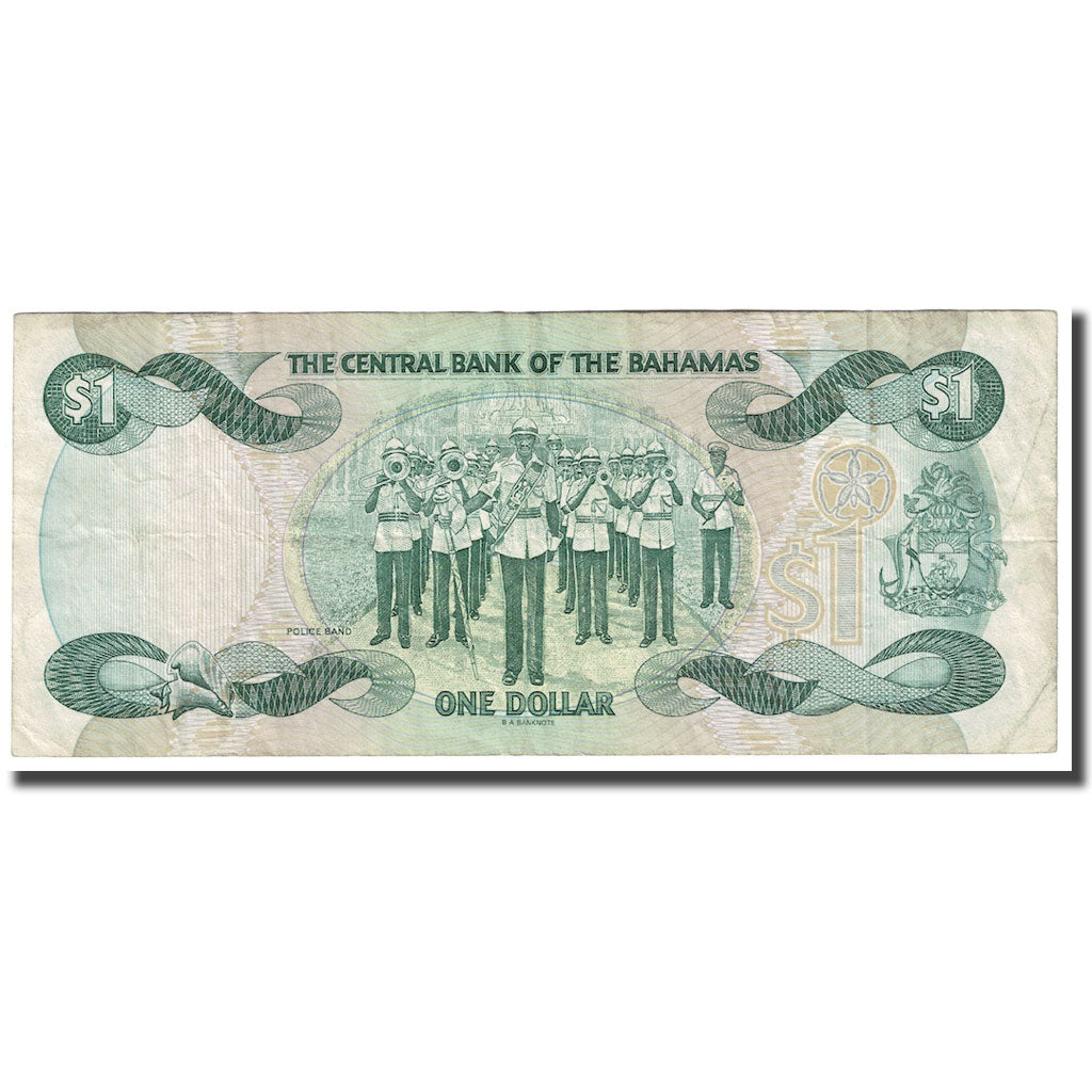 Banknote, Bahamas, 1 Dollar, L.1974, KM:43b, EF(40-45)