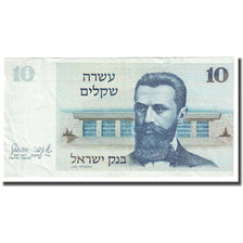 Banknote, Israel, 10 Sheqalim, 1978, KM:45, AU(55-58)