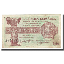 Banknote, Spain, 1 Peseta, 1937, 1937, KM:94, EF(40-45)