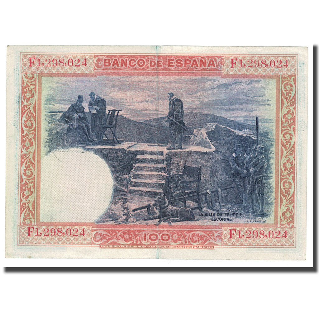 Billete, 100 Pesetas, 1925, España, 1925-07-01, KM:69c, SC