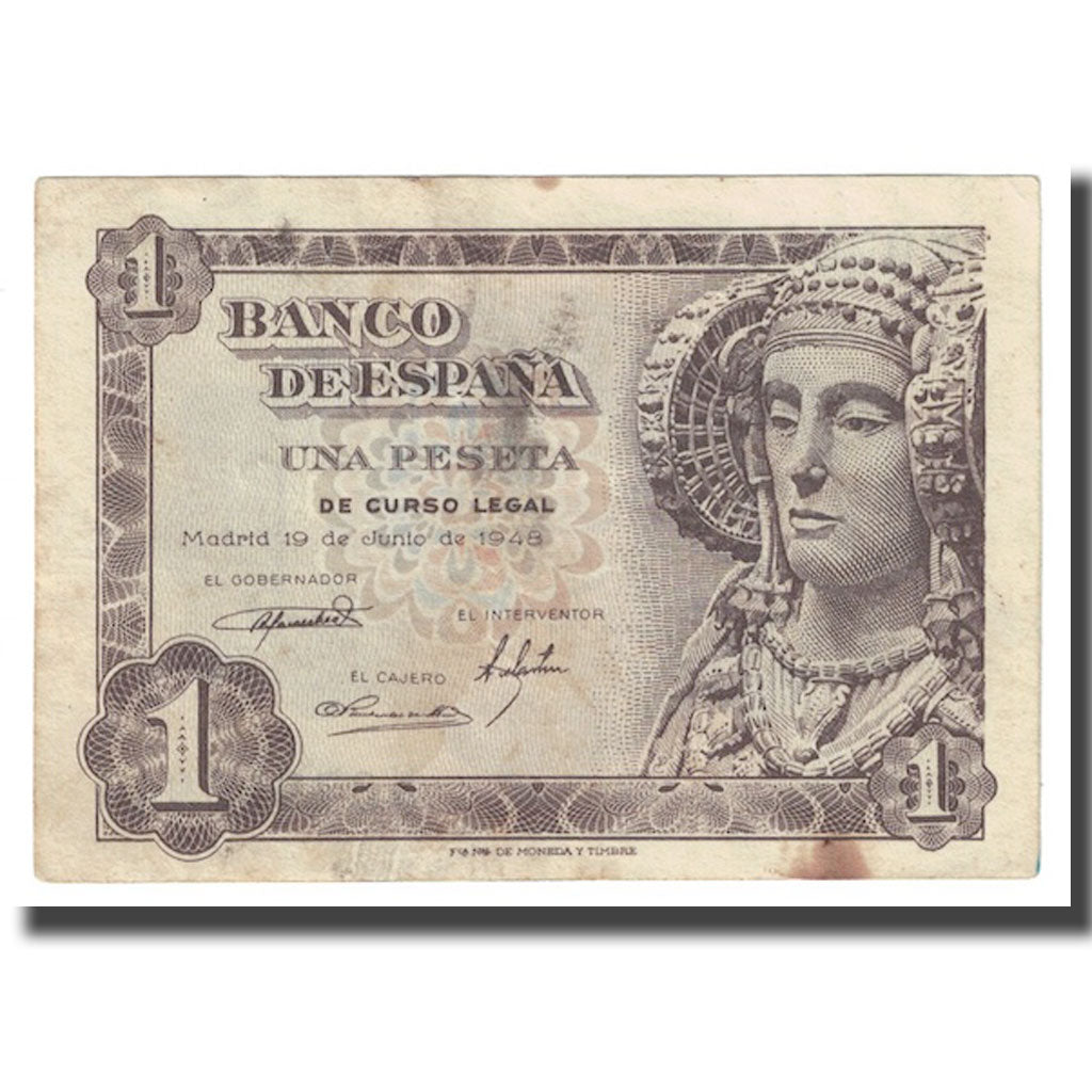 Banknote, Spain, 2000 Reales De Vellón, 1948, 1948-07-01, KM:S335, EF(40-45)