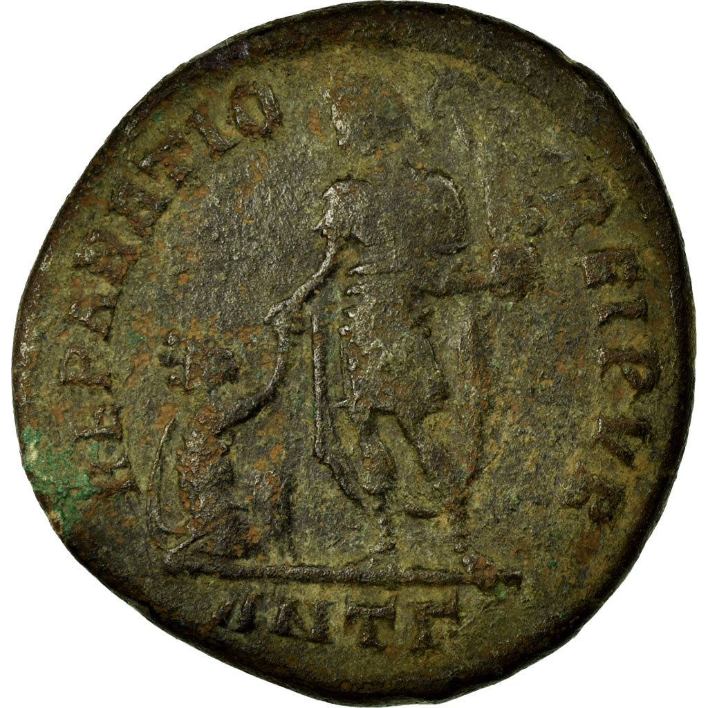 Coin, Theodosius I, Maiorina, Antioch, EF(40-45), Copper, Cohen:27