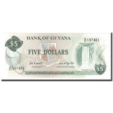 Banknote, Guyana, 5 Dollars, Undated (1966-92), KM:22e, UNC(65-70)