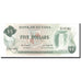 Banknote, Guyana, 5 Dollars, Undated (1966-92), KM:22e, UNC(65-70)