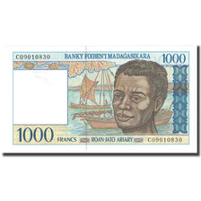 Banknote, Madagascar, 1000 Francs = 200 Ariary, Undated (1994), KM:76b