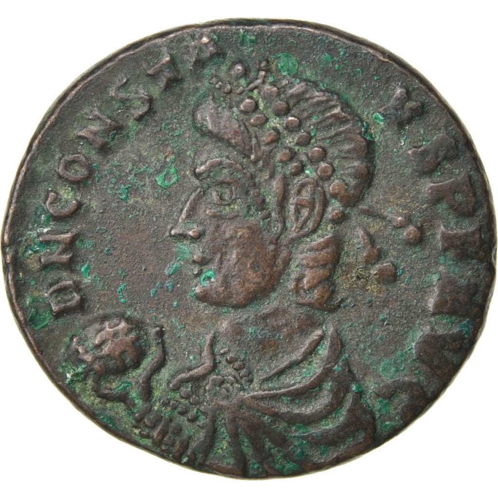 Constans, Maiorina, Siscia, AU(50-53), Copper, Cohen #19, 4.30