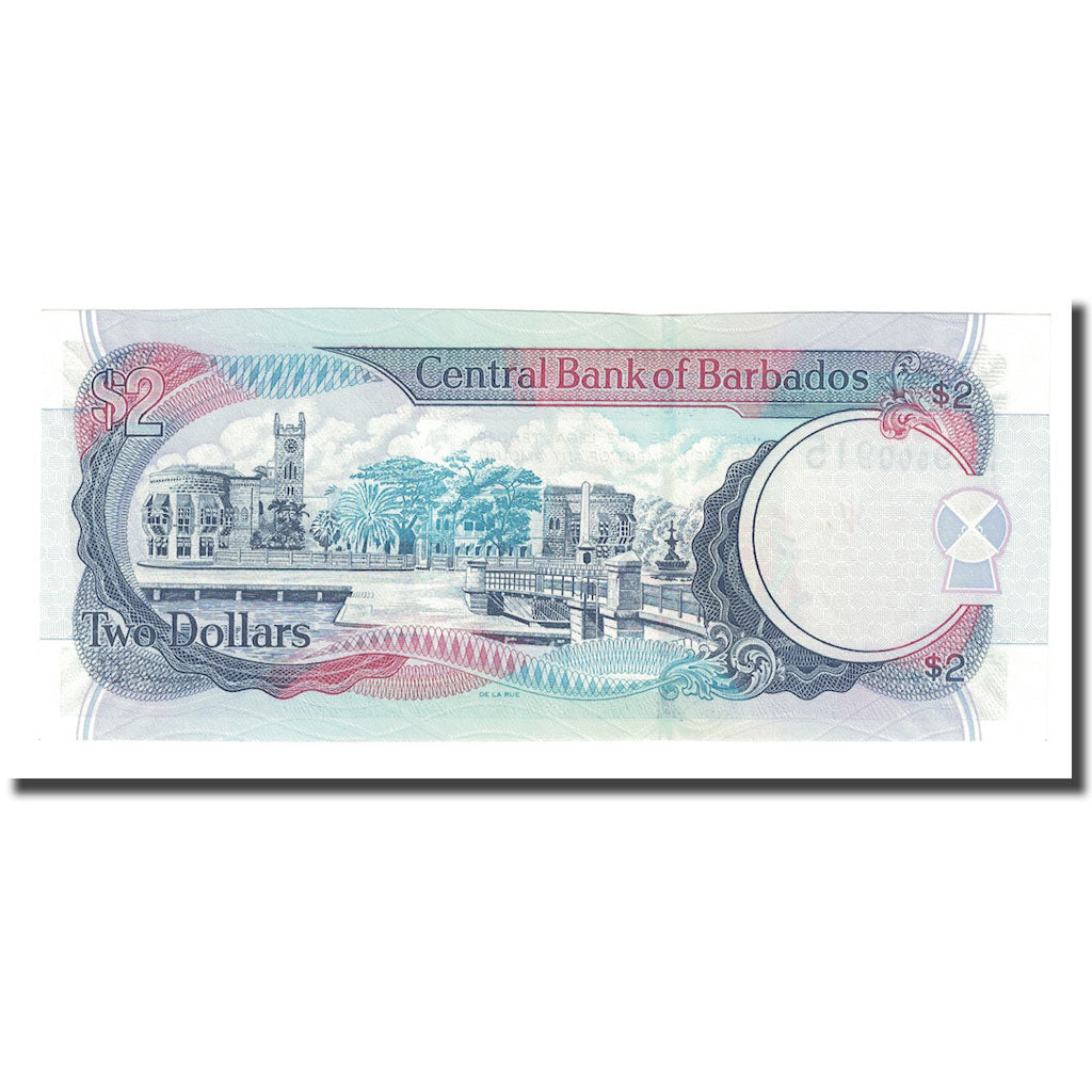 Banknote, Barbados, 2 Dollars, 2007, 2007-05-01, KM:66a, UNC(65-70)