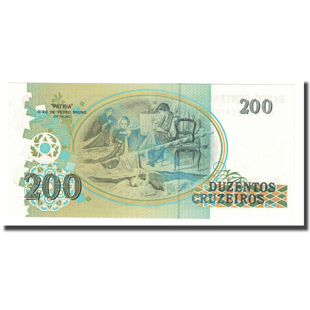 Banconote, Brasile, 200 Cruzeiros, 2010, SPL+