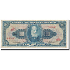 Banknote, Brazil, 100 Cruzeiros, ND (1961-64), KM:170b, VF(30-35)