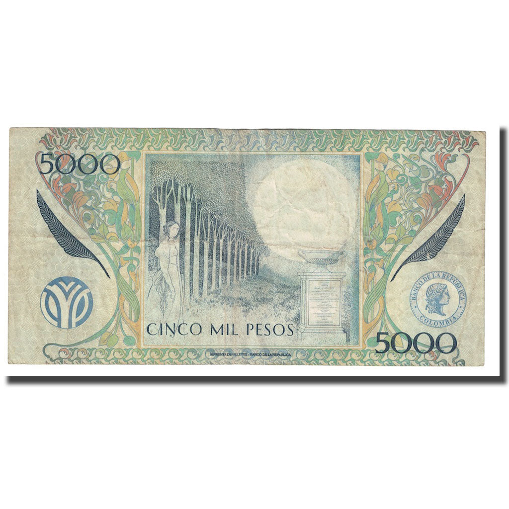 Banknote, Colombia, 5000 Pesos, 2005, 2005-11-02, KM:452f, EF(40-45)