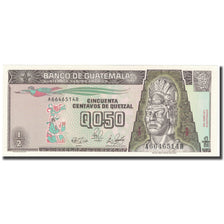 Geldschein, Guatemala, 1/2 Quetzal, 1989, 1989-01-04, KM:72a, UNZ-