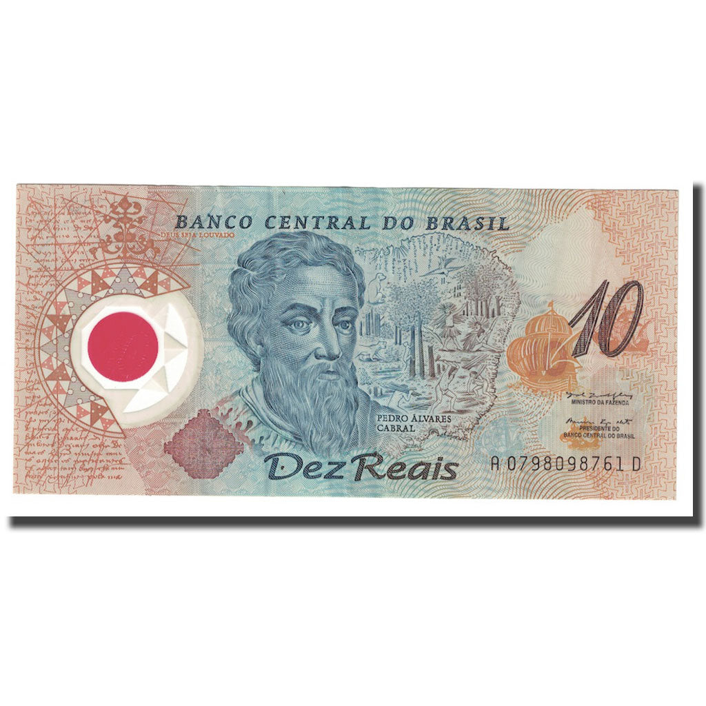 Billete, 10 Reais, 2000, Brasil, KM:248b, SC