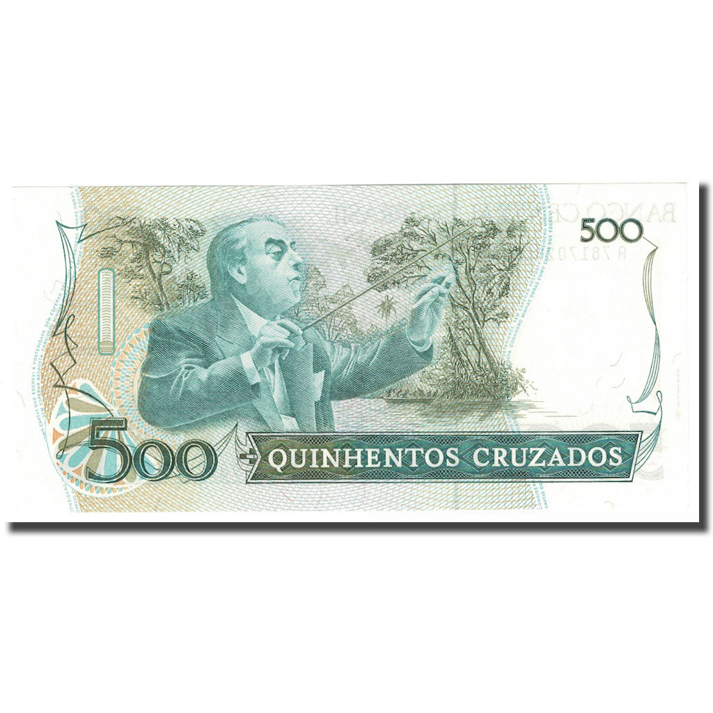 Banknote, Brazil, 500 Cruzados, ND (1986), KM:212d, UNC(65-70)