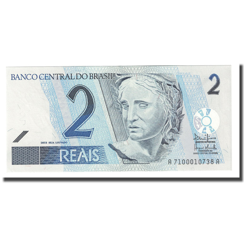Banknote, Brazil, 2 Reais, Undated (2001), KM:249b, UNC(65-70)