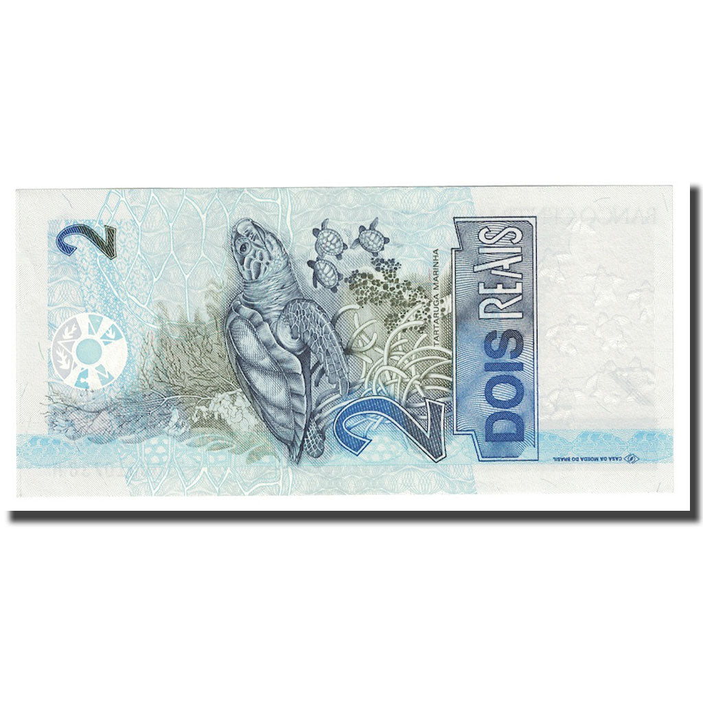 Banknote, Brazil, 2 Reais, Undated (2001), KM:249b, UNC(65-70)