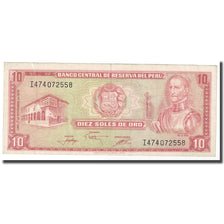 Banknote, Peru, 10 Soles De Oro, 1976, 1976-11-17, KM:93a, AU(55-58)