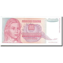 Banknote, Yugoslavia, 1,000,000,000 Dinara, 1993, KM:126, UNC(65-70)