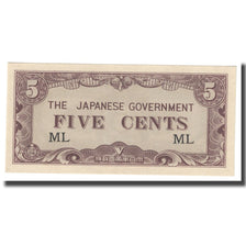 Nota, MALAIA, 5 Cents, 1942, KM:M2a, UNC(65-70)