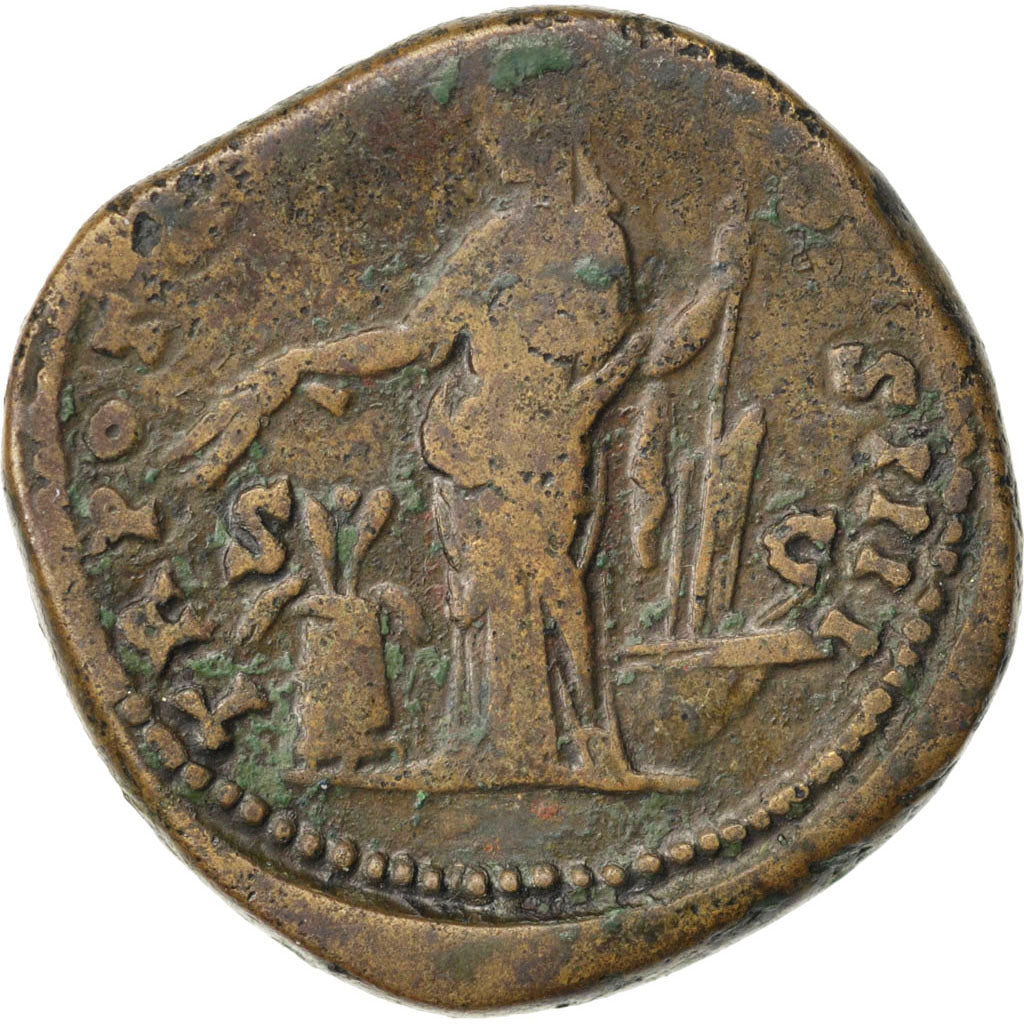 Antoninus Pius, Sestertius, Roma, EF(40-45), Copper, Cohen #1038, 28.20