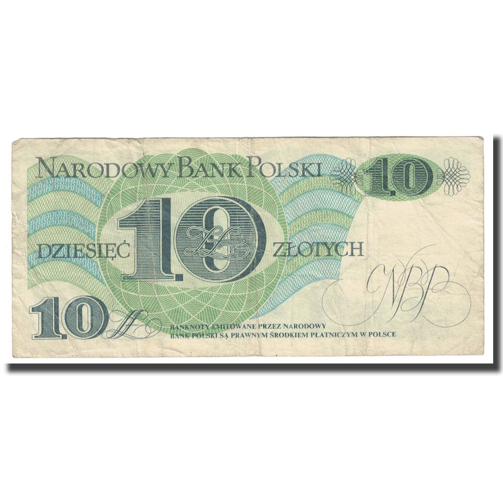 Banknote, Poland, 10 Zlotych, 1982, 1982-06-01, KM:148a, EF(40-45)