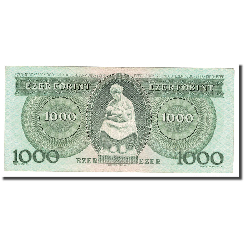 Banknote, Hungary, 1000 Forint, 1992, 1992-10-30, KM:176a, AU(55-58)