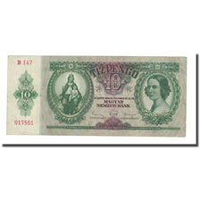 Banknote, Hungary, 10 Pengö, 1936, 1936-12-22, KM:100, AU(50-53)