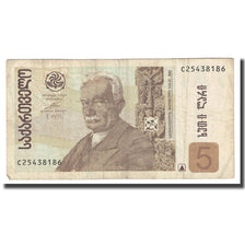 Geldschein, Georgien, 5 Lari, 2002, KM:70a, SS